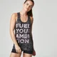 Myprotein Ženska majica Burnout Vest - Črna