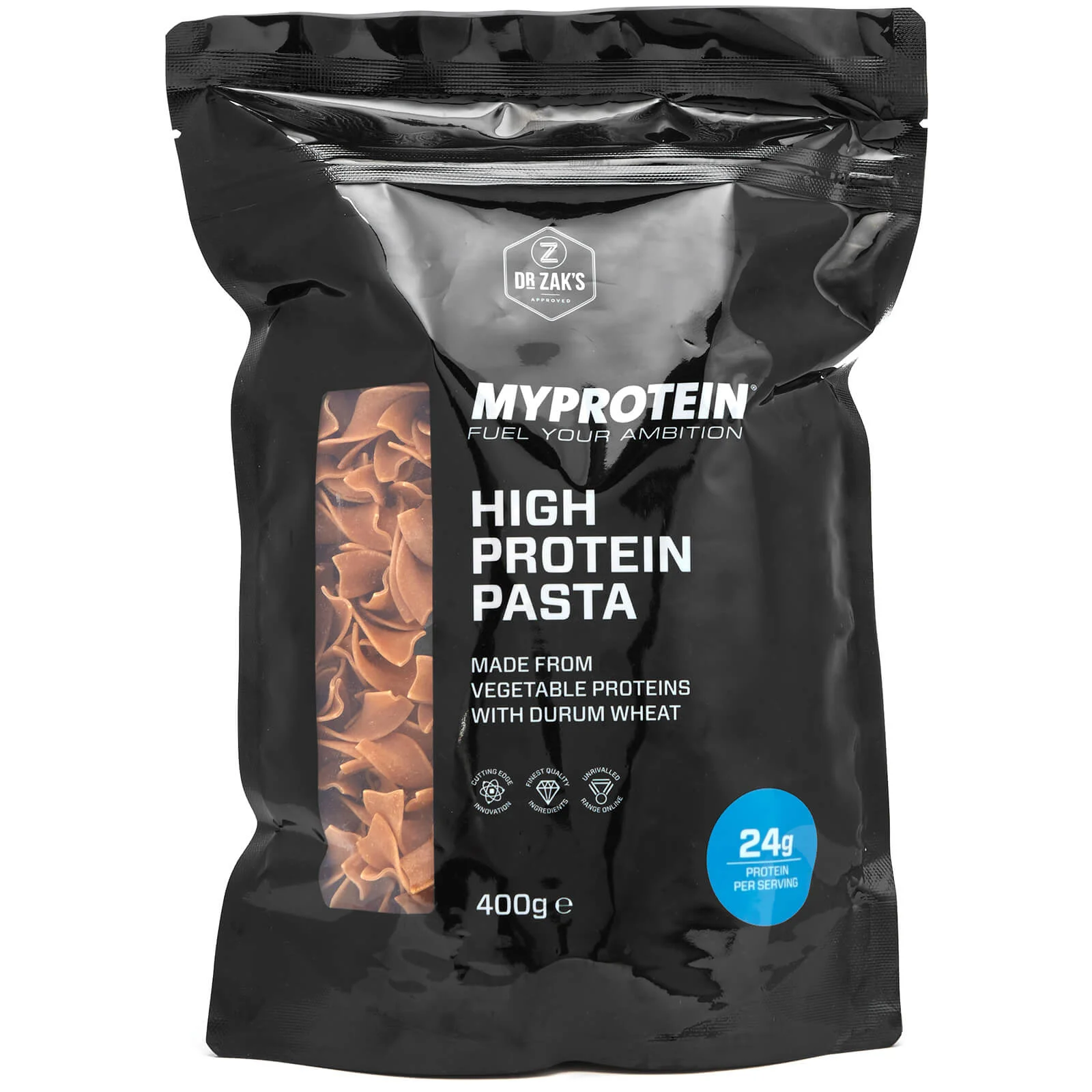 Dr Zak's Proteinske testenine - 400g - Brez Okusa/Nearomatiziran Slika 1