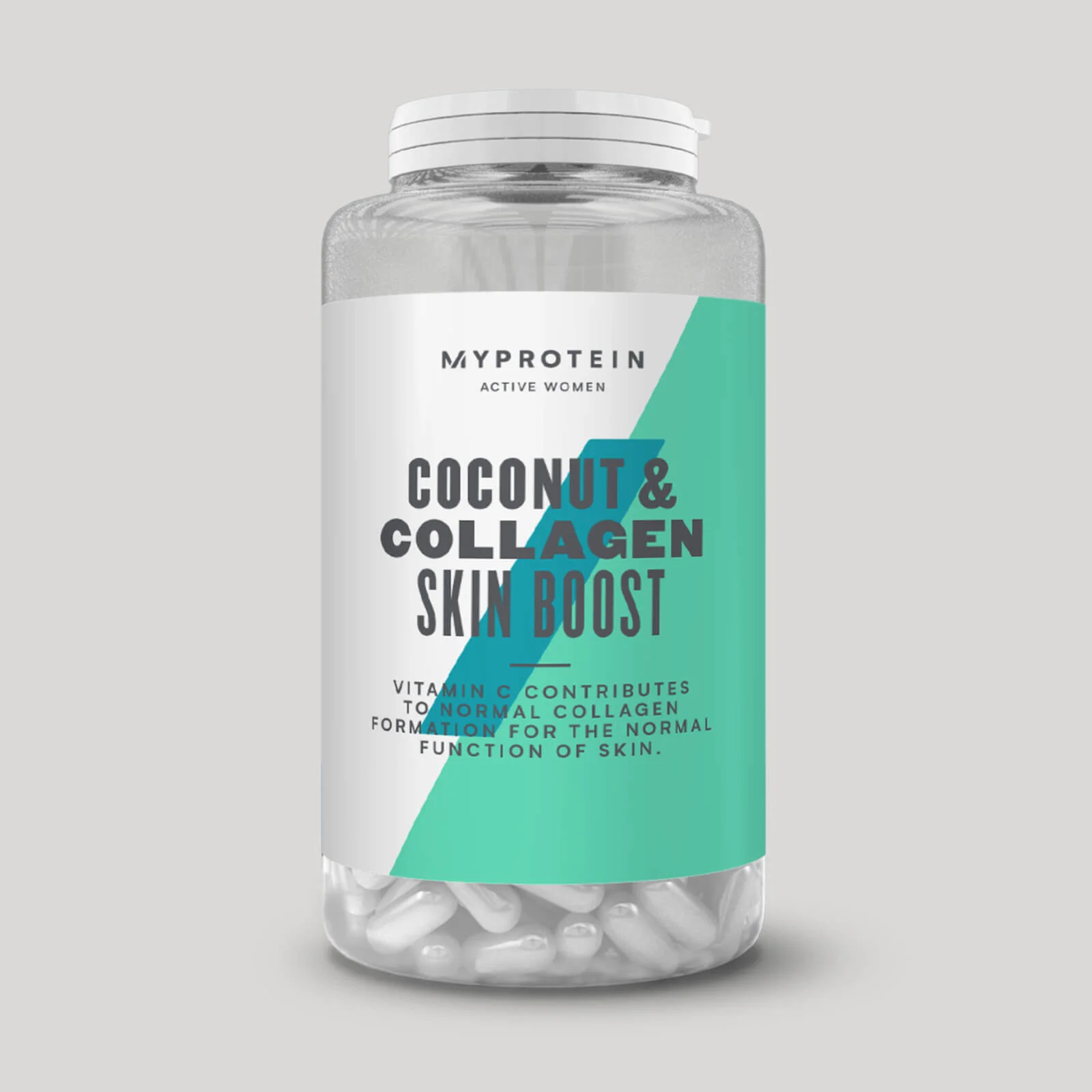 Kokos in kolagen za lepšo kožo - 180Kapsule - Brez Okusa/Nearomatiziran Slika 1