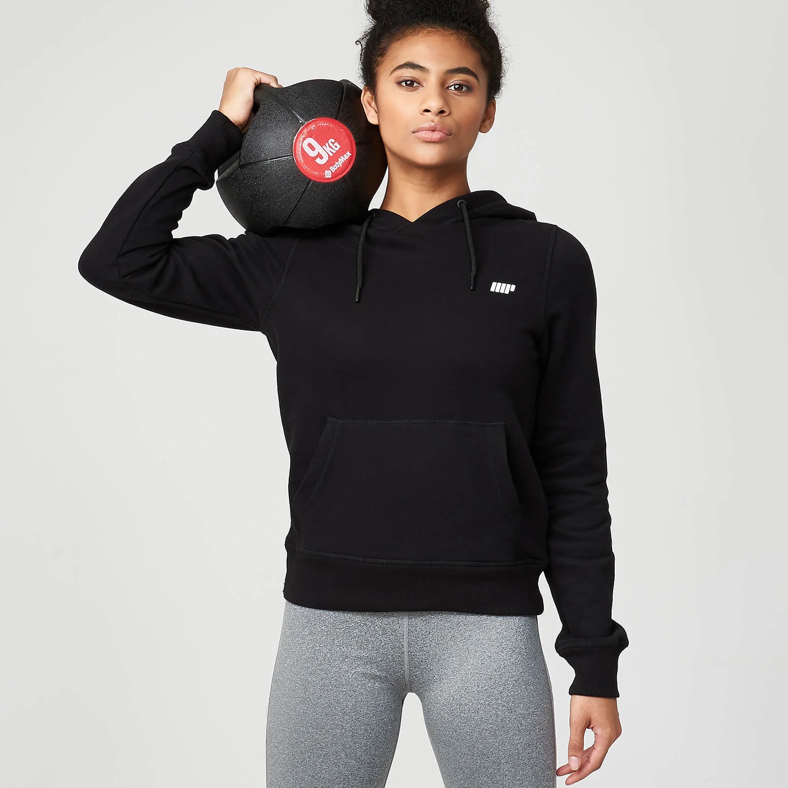 Tru-Fit pulover s kapuco - XS - Črna Slika 1