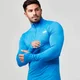 Myprotein moška Seamless ¼ Zip majica - Črna Marl