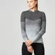 Ombre Seamless pulover s kapuco