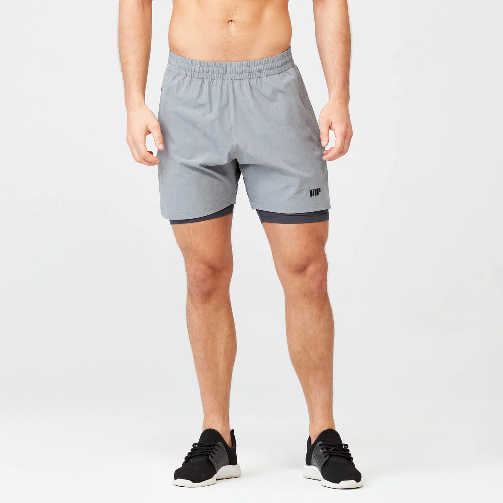 Myprotein Power Shorts - S - Siva marl Slika 1