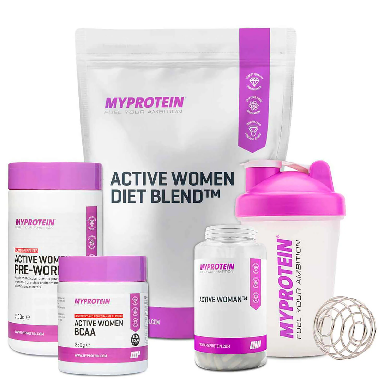 Active women Paket za aktivne ženske - Raspberry Mojito - Cranberry and Pomegranate - Chocolate Fudge Brownie Slika 1