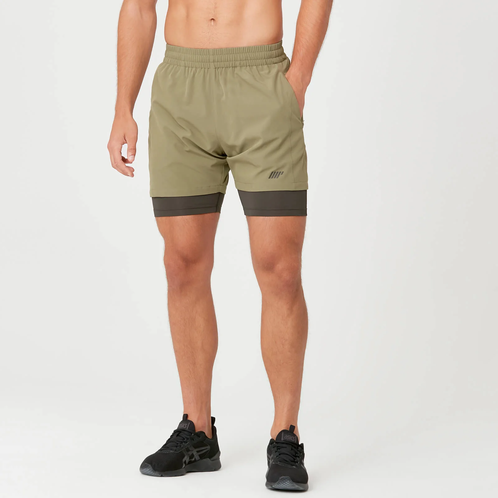 MP Men's Power Shorts - Light Olive - XS Slika 1