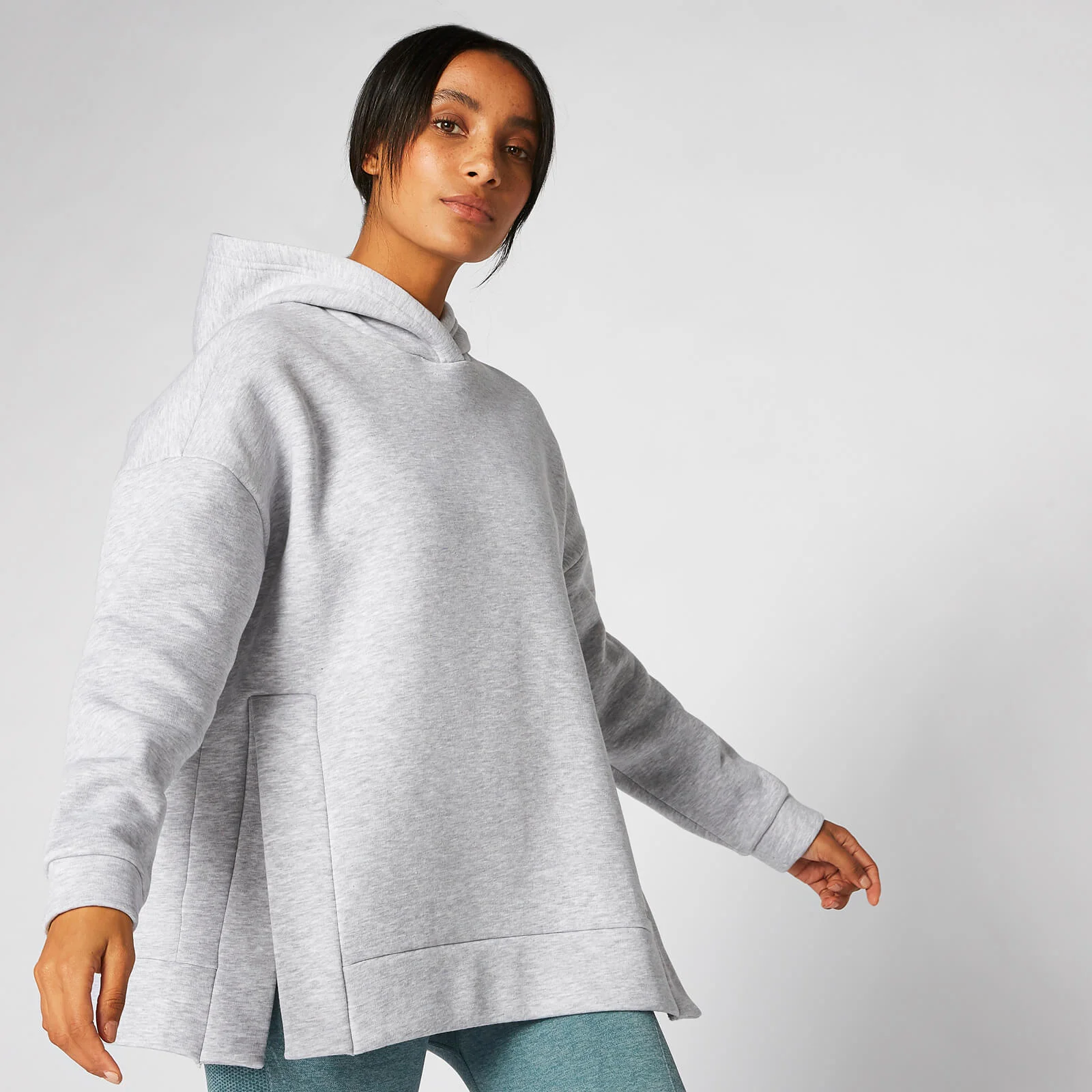 Balance pulover s kapuco - Grey Marl - XS Slika 1