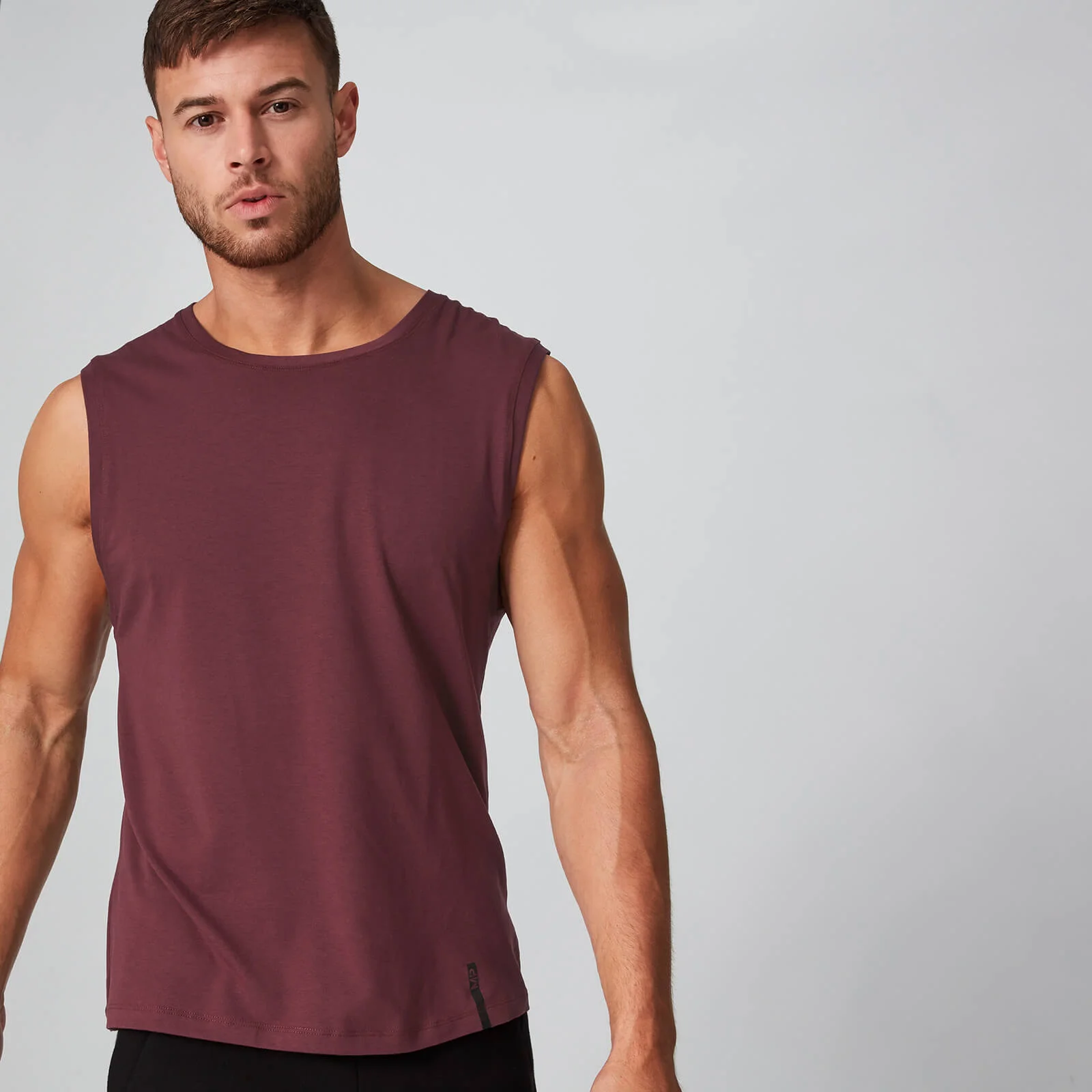 Myprotein Luxe Classic Sleeveless T-Shirt - Oxblood - XS Slika 1
