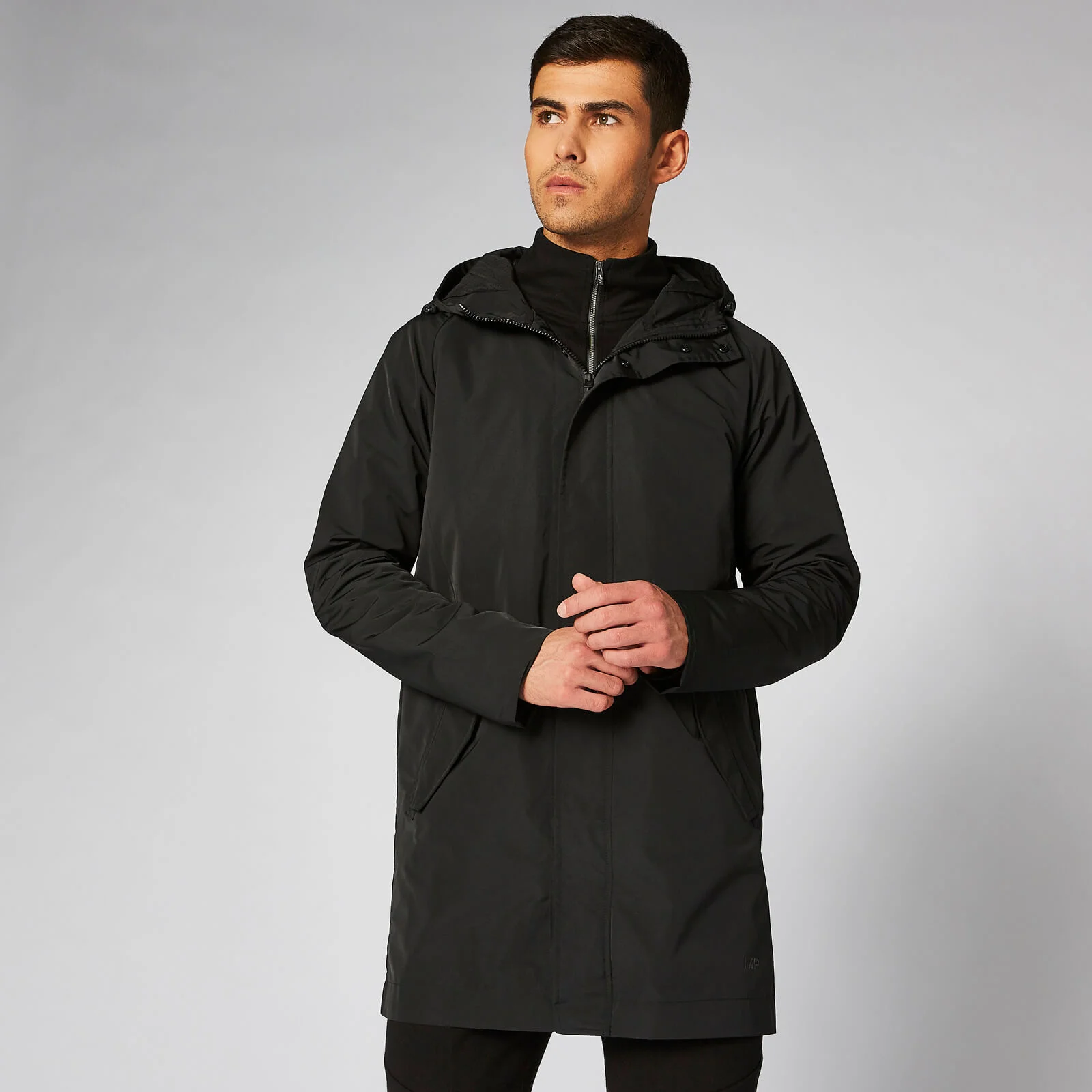 City Parka plašč - Črn - XS - Črna Slika 1