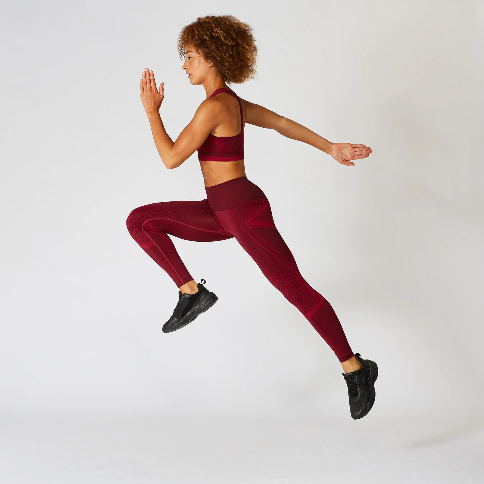 Myprotein Impact Seamless Leggings - Oxblood - XS Slika 1