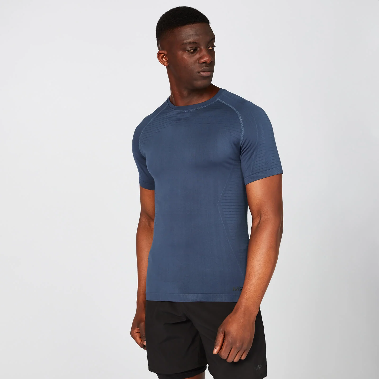 MP Men's Elite Seamless T-Shirt - Indigo - XS Slika 1