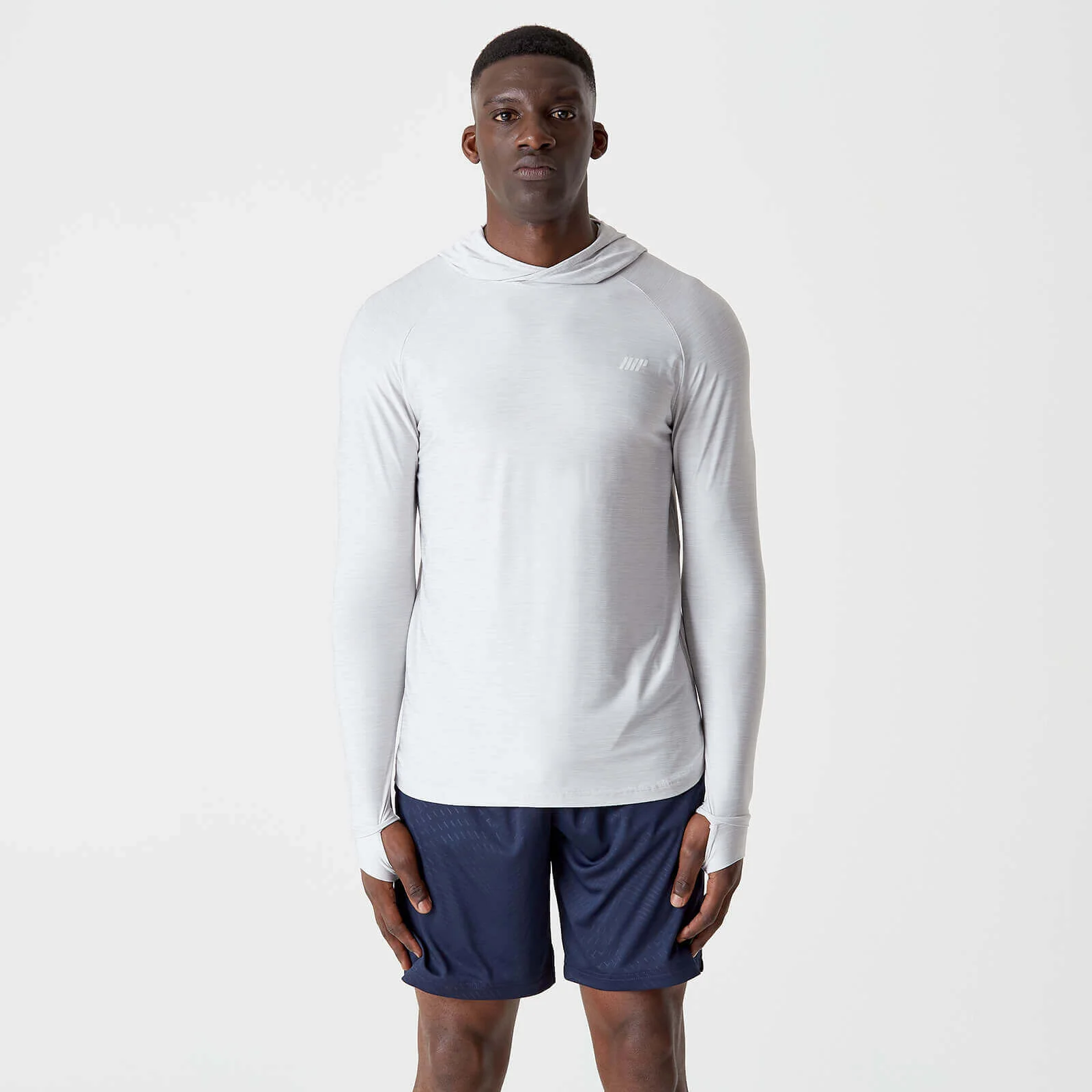 MP Dry-Tech Infinity Hoodie – Silver - XS Slika 1