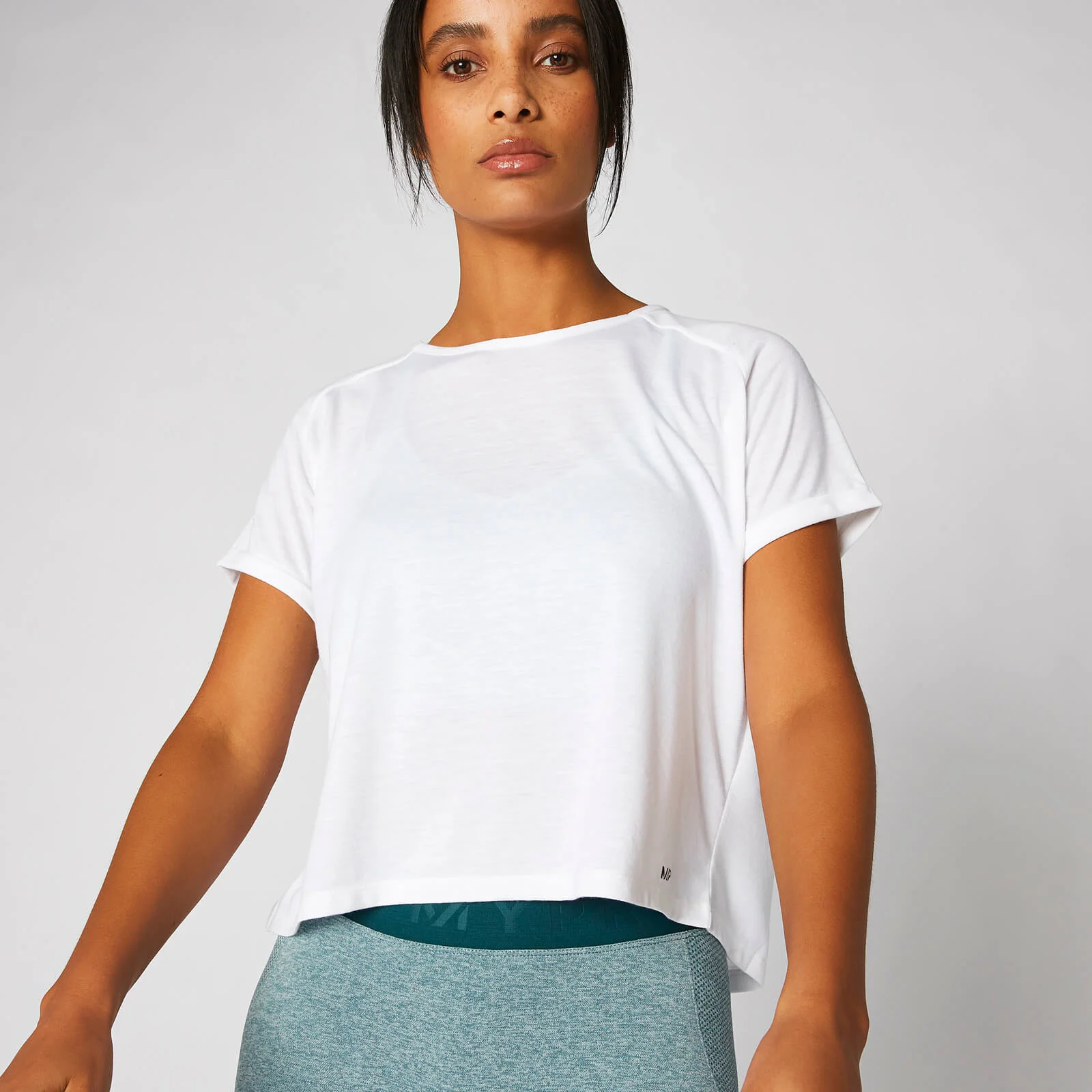 Myprotein Fly Cropped T-Shirt - White - XS Slika 1