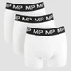 MP Moški osnovni kosi, boksarice – bele (paket s 3 kosi)