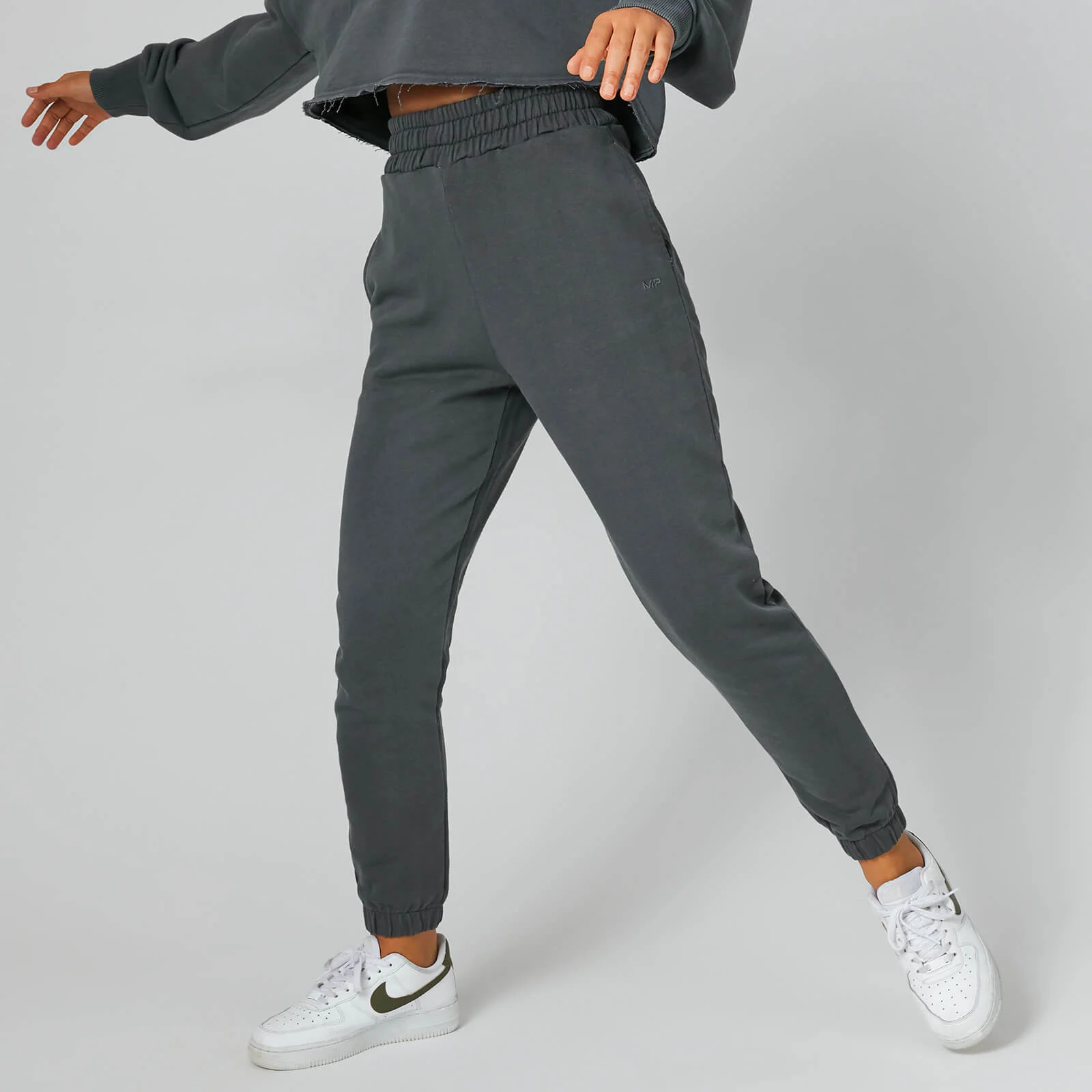 Myprotein High Waisted Washed Joggers - Carbon - XS Slika 1