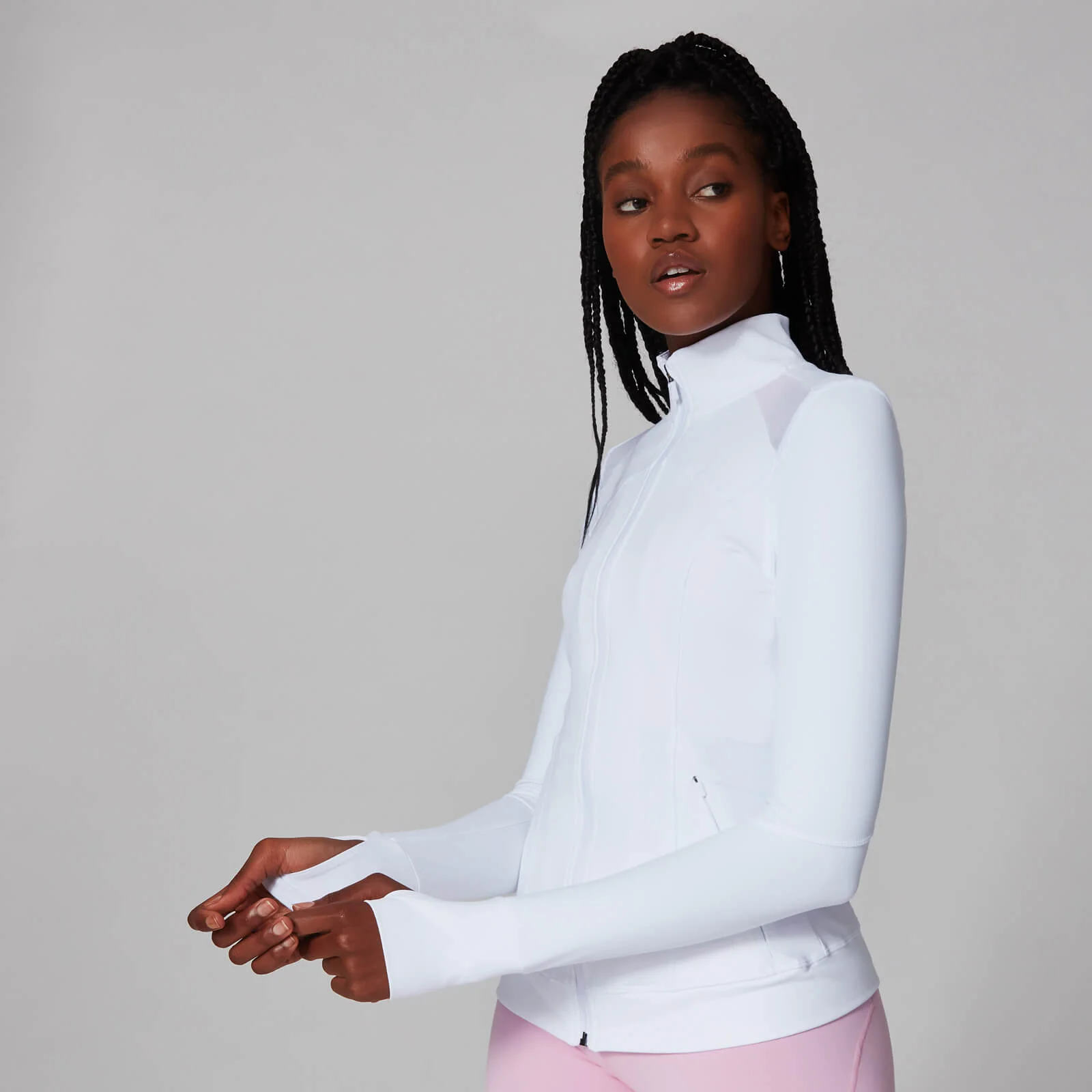 MP Women's Power Mesh Jacket - White - XS Slika 1