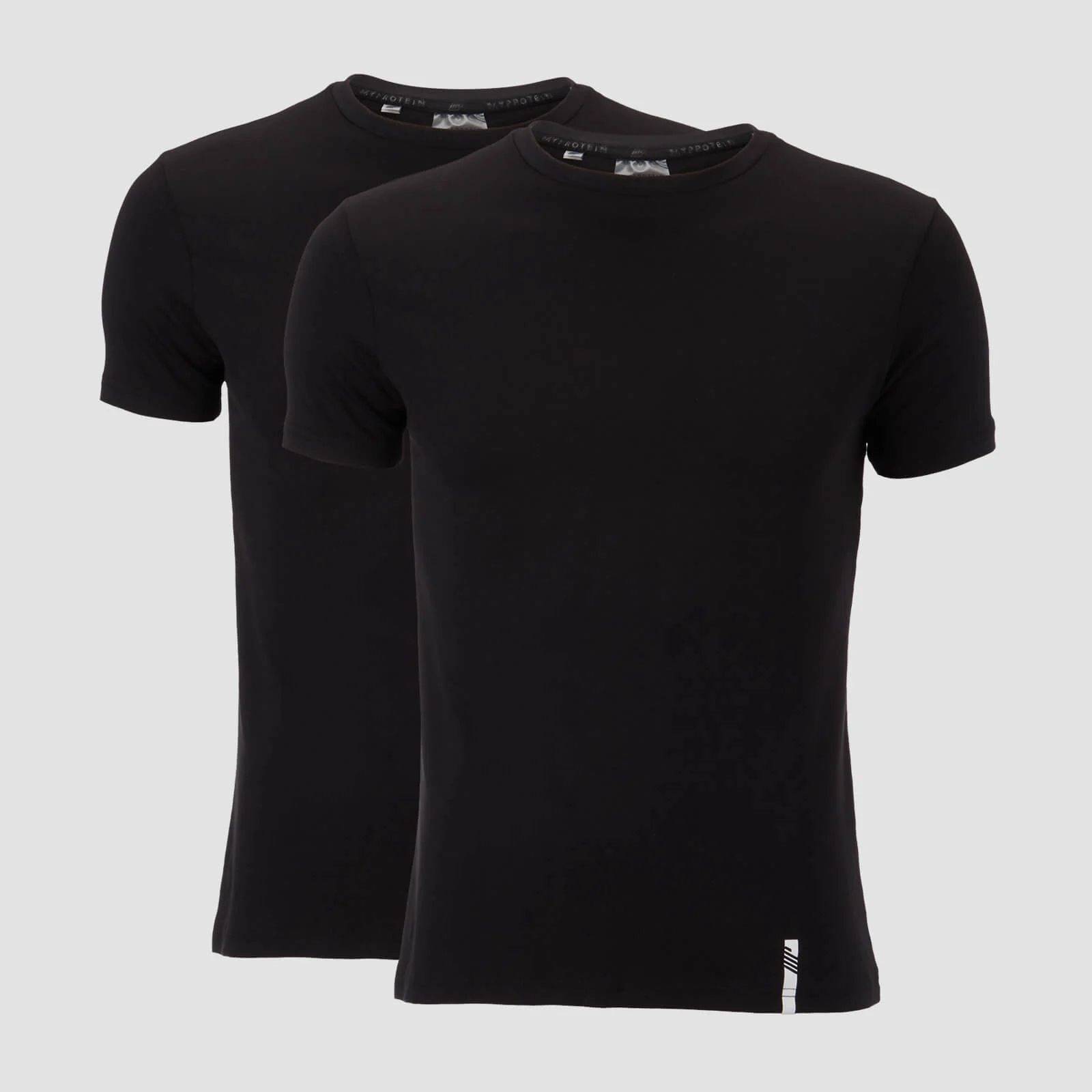 Moška majica MP Luxe Classic Crew T-Shirt - črna/črna (2 pakiranja) - XS Slika 1