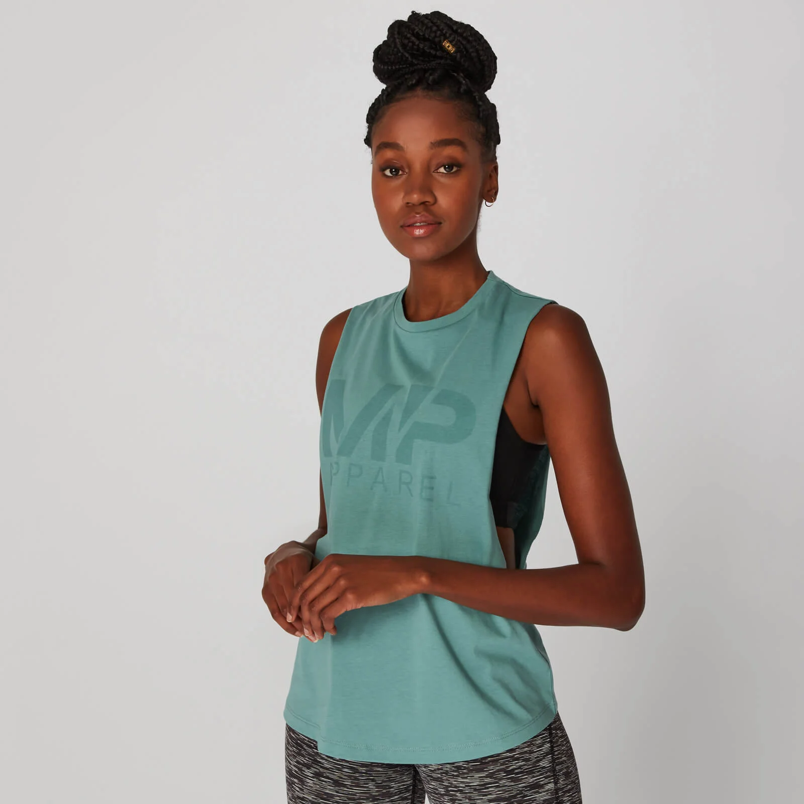 MP Branded Drop Arm Hole Vest - Sage Brush - XS Slika 1