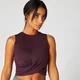 MP Energy Crop Top - Malbec