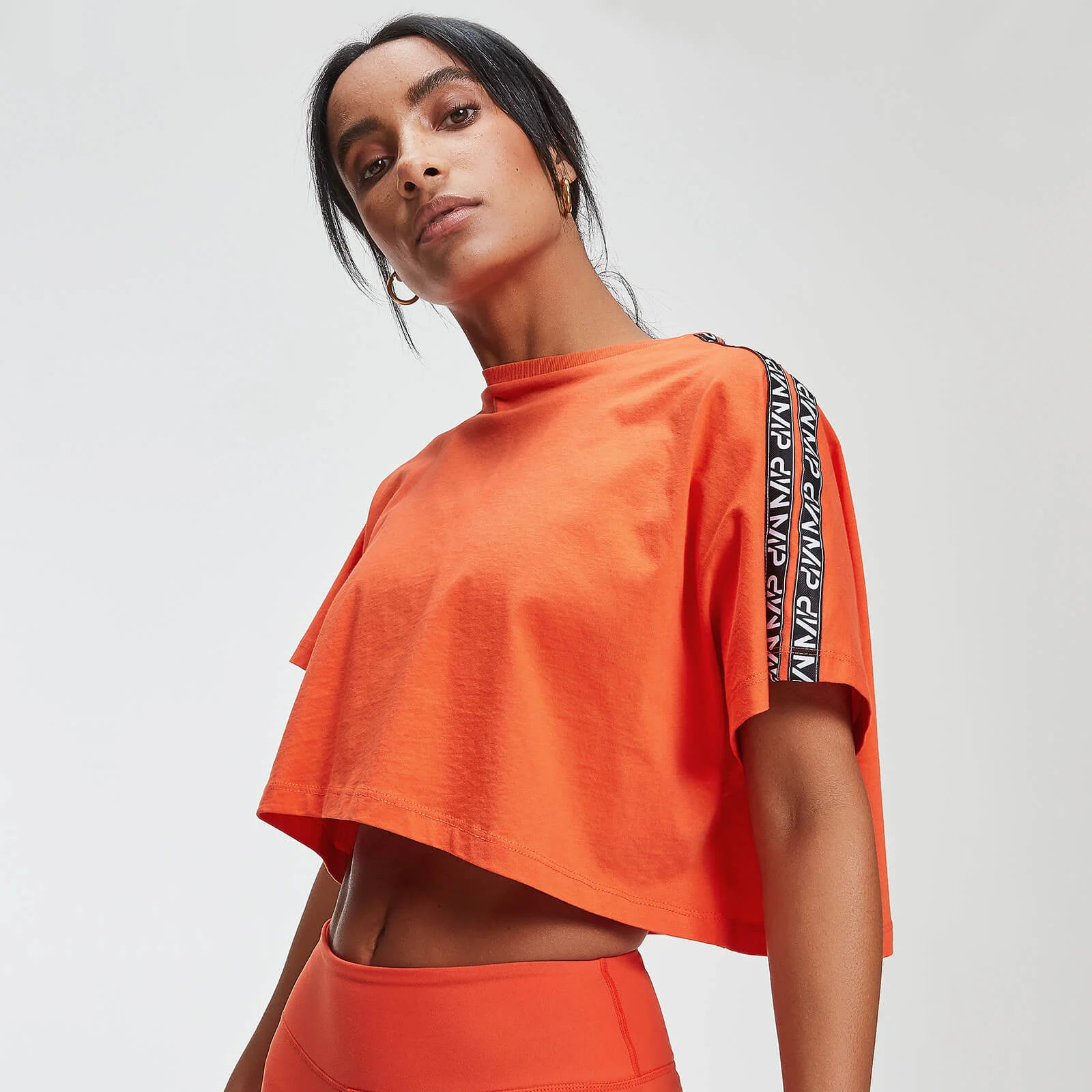 MP Power Women's Crop Tape T-Shirt - Flame - XS Slika 1