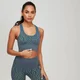 MP Women's Animal Zebra Seamless Sports Bra - Slate/Stargazer