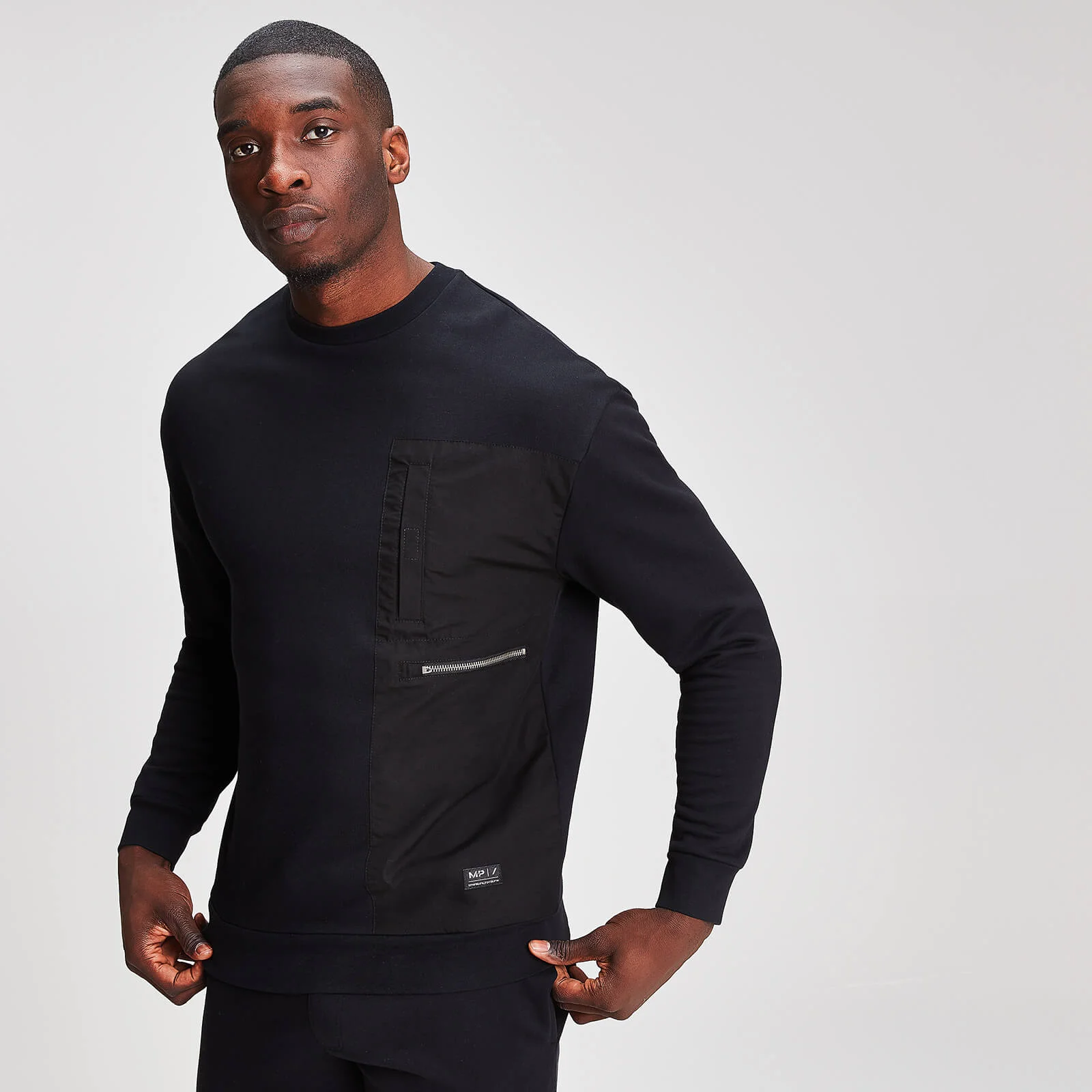 MP Men's Utility Sweatshirt - Black - XS Slika 1