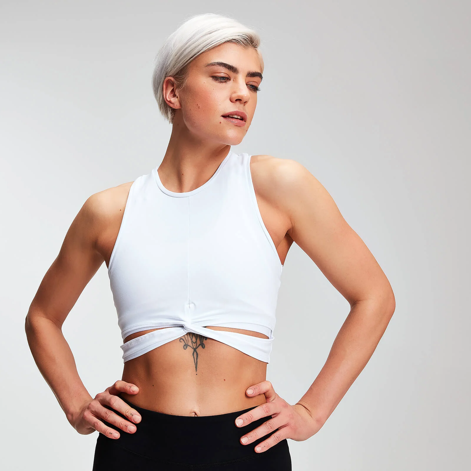 MP Power Women's Crop Top - White - XS Slika 1