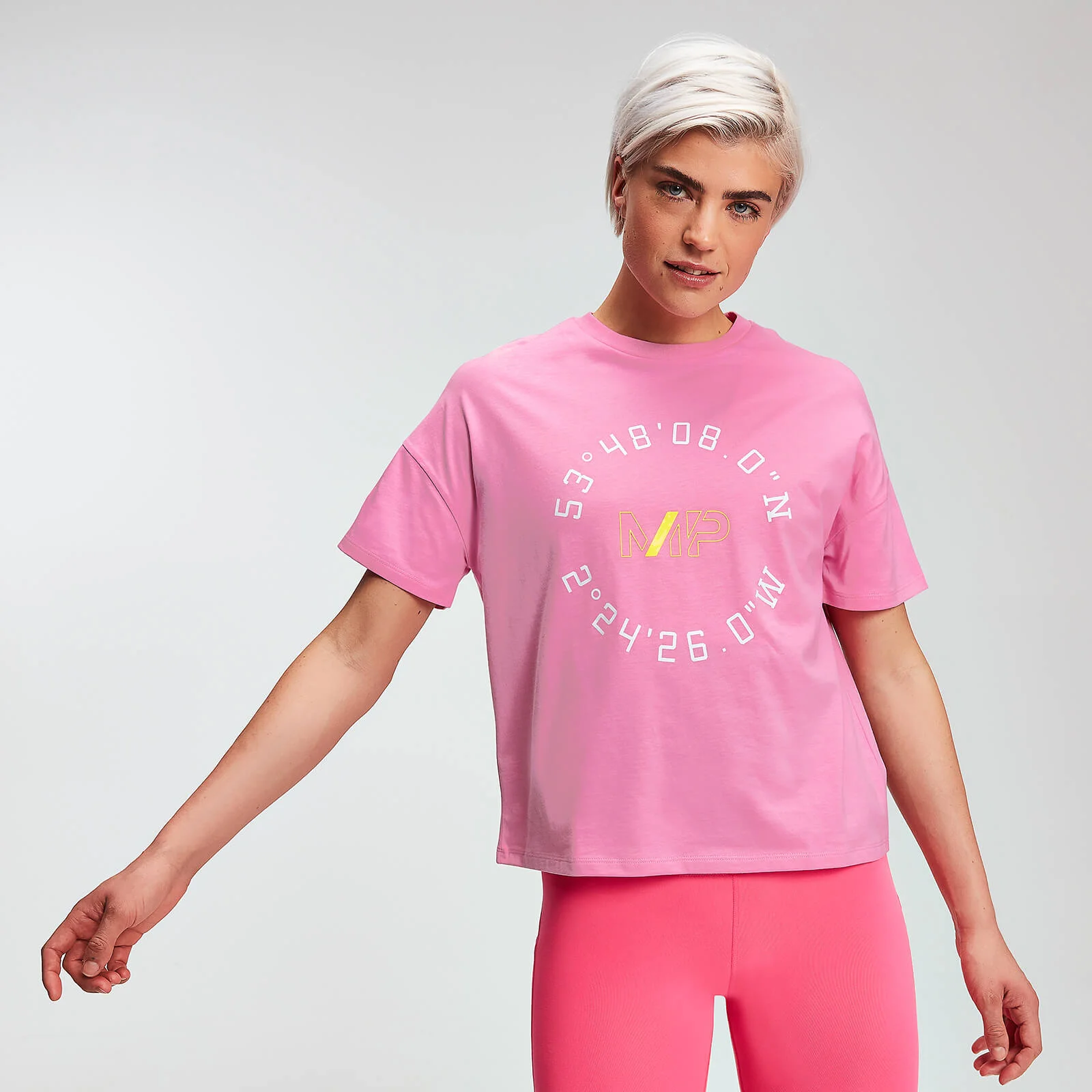 MP Women's Power Graphic T-Shirt - Candy - XS Slika 1