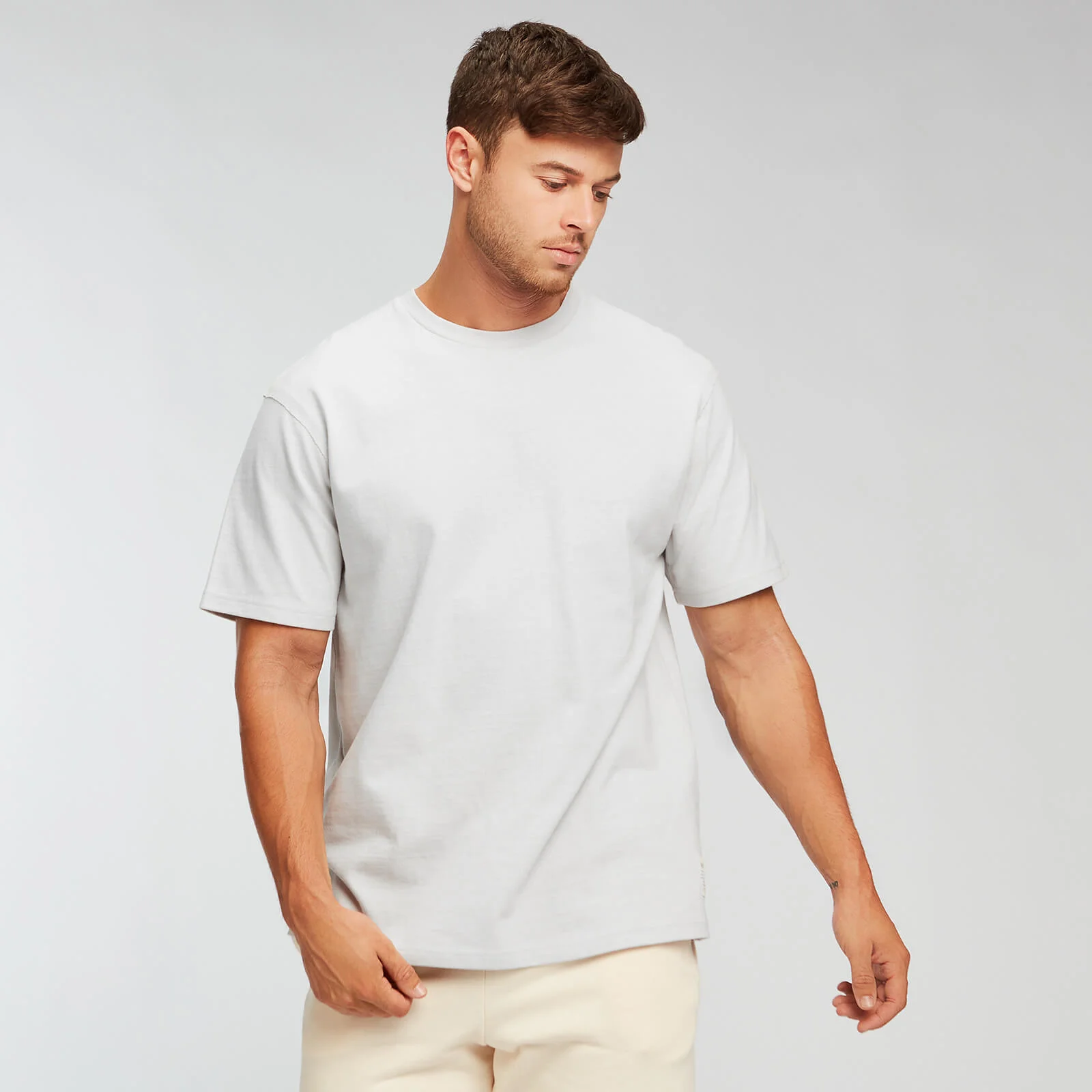 MP Moška majica s kratkimi rokavi A/Wear – siva - XS Slika 1