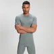 MP Moška majica s kratkimi rokavi Base Layer – nevihtno siva