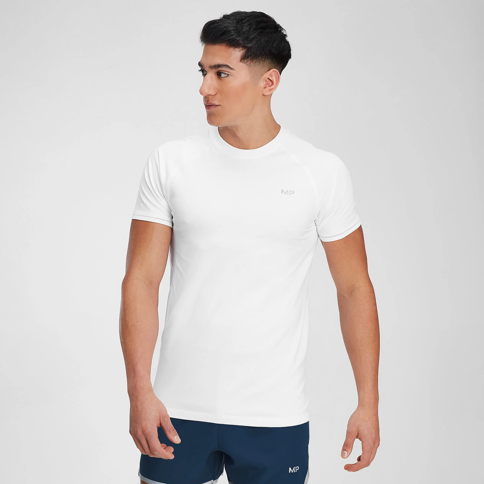 MP Men's Velocity Short Sleeve T-Shirt- White - XS Slika 1