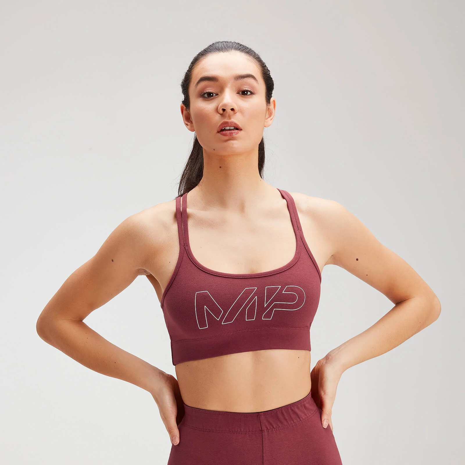 MP ženski športni nedrček Originals - Claret - XXS Slika 1