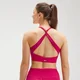 MP ženski športni modrček Power Cross Back - Virtual Pink