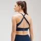 MP Ženski športni modrček Power Cross Back - temno modra