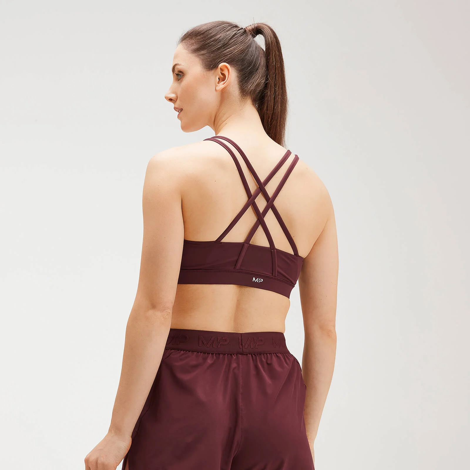 MP Women's Training Control Sports Bra - Washed Oxblood - XXS Slika 1