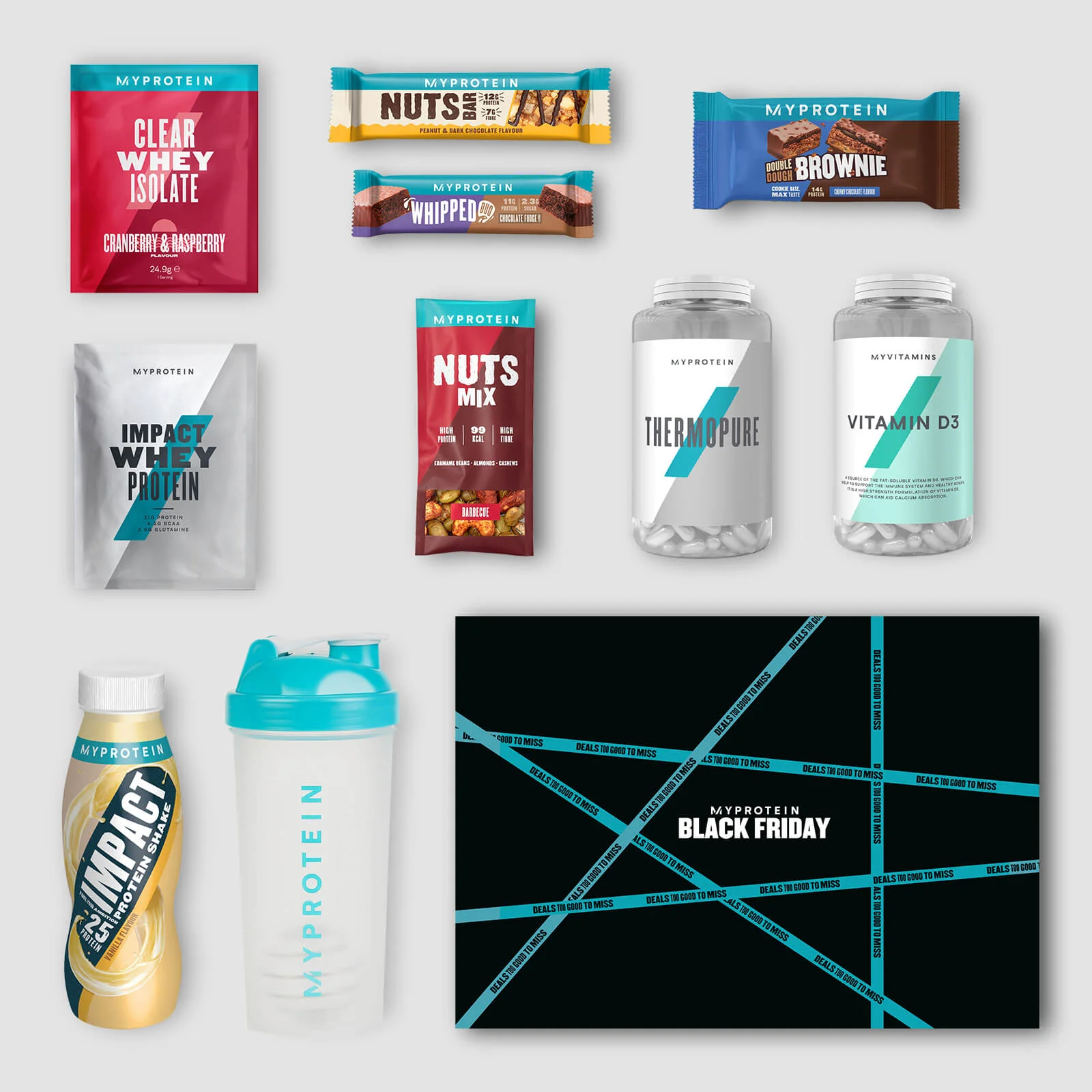 Myprotein Black Friday Box (Core - Kitted) Slika 1
