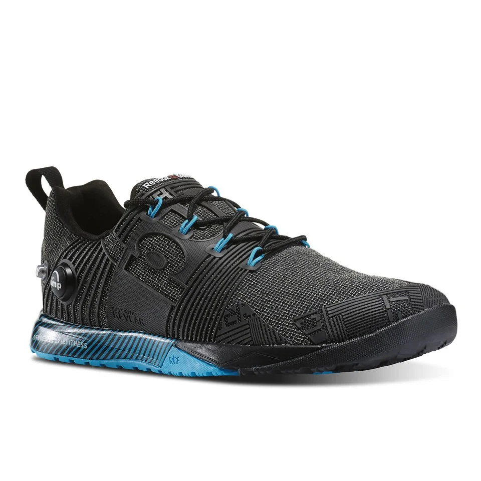 Reebok CrossFit Nano Pump Fusion Trainers - Black/Blue Slika 1