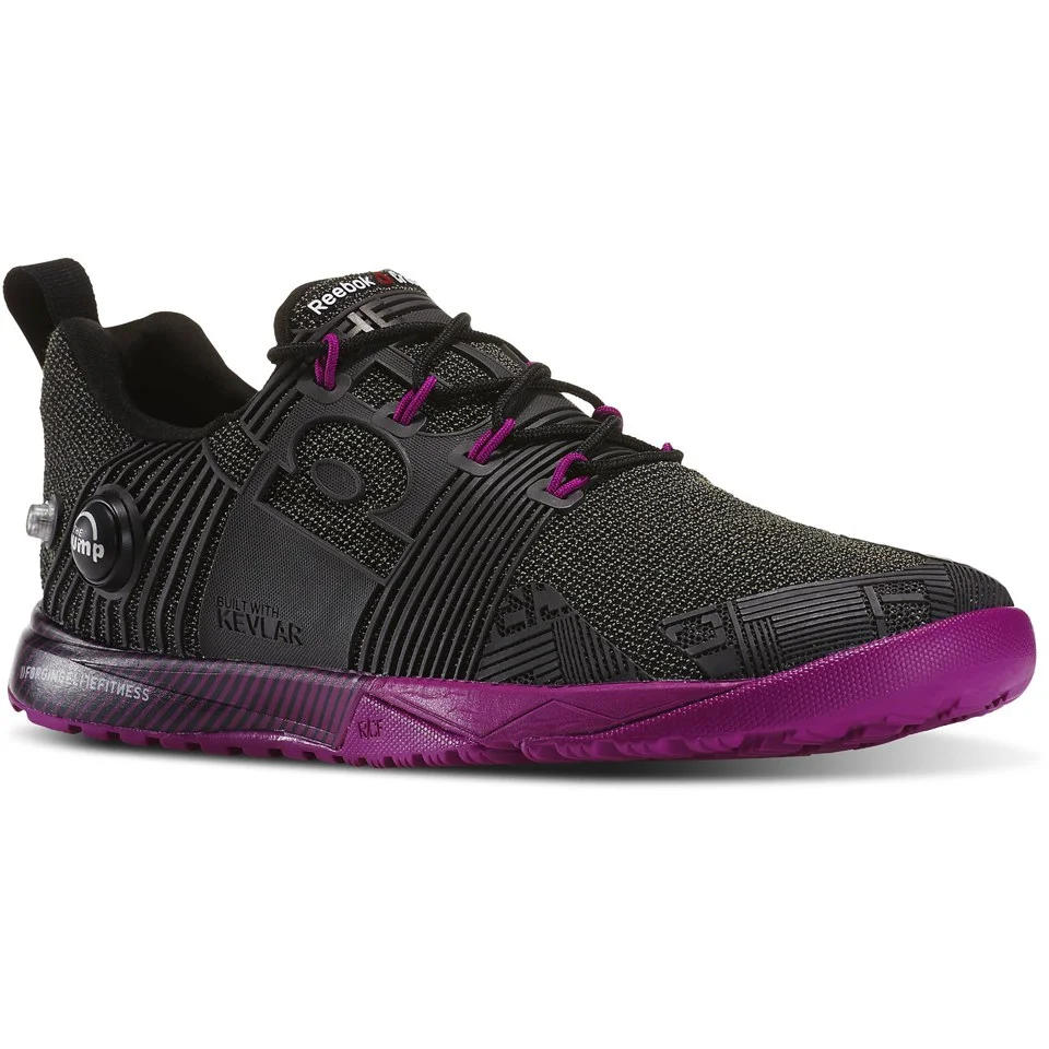 Reebok Women's CrossFit Nano Pump Fusion Trainers - Black/Purple Slika 1