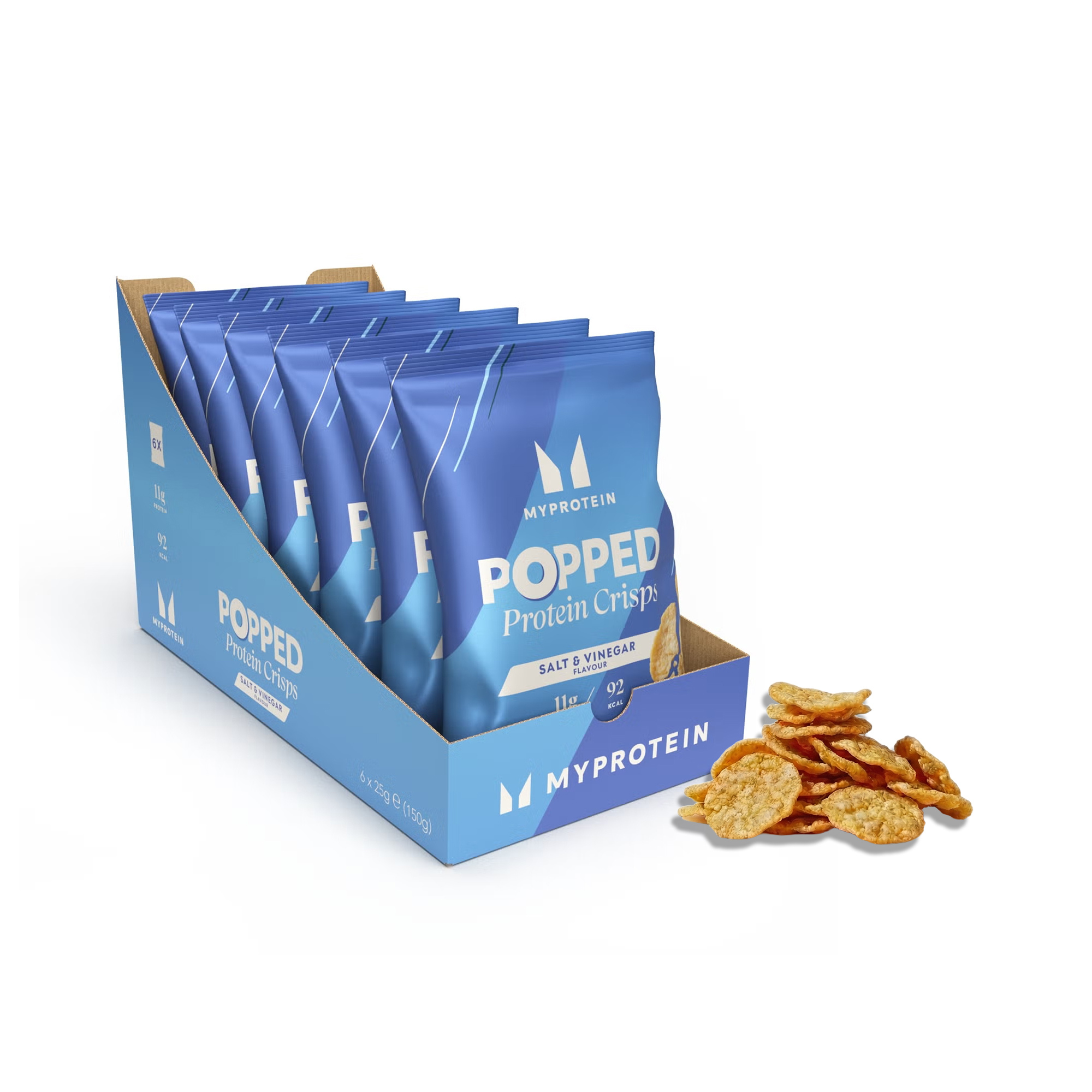 Ekspandiran beljakovinski čips Popped Protein Crisps - Sol in Kis Slika 1