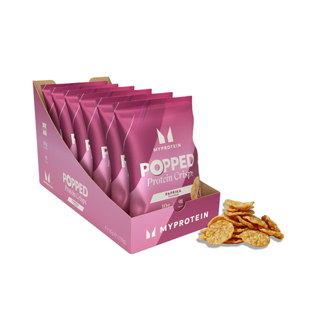 Ekspandiran beljakovinski čips Popped Protein Crisps - Paprika