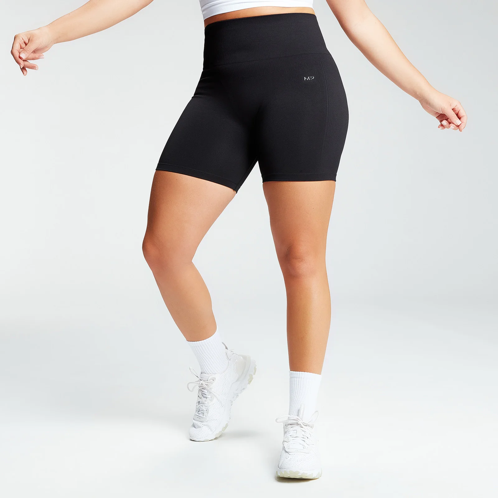 MP Women's Shape Seamless Ultra Cycling Shorts - Black - XS Slika 1
