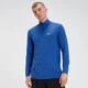 MP Moška majica Performance 1/4 Zip - kobalt/črna