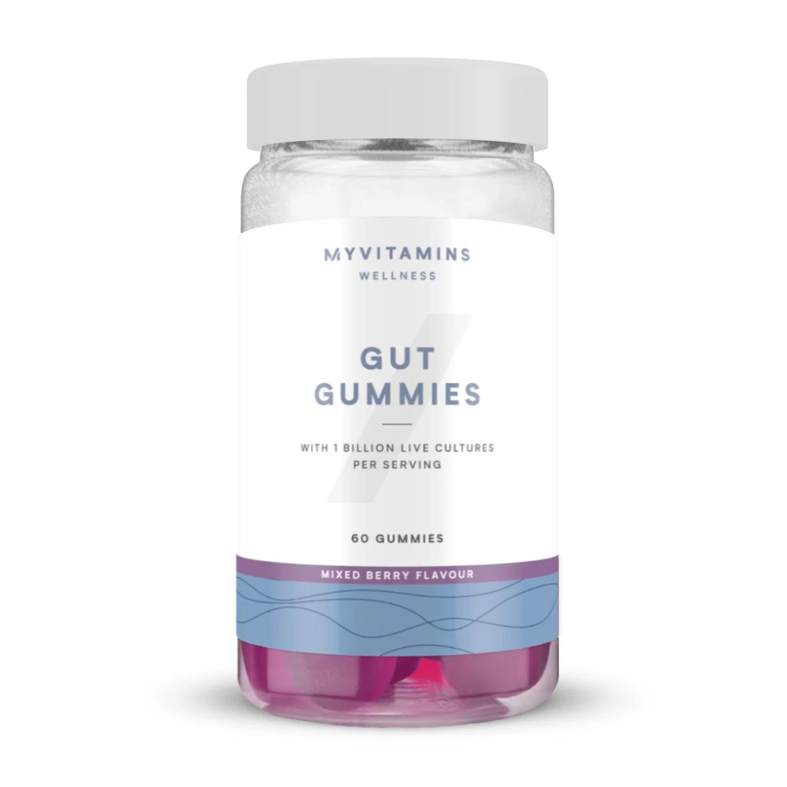 Gumijasti bonboni za zdravje črevesja - 60gummies - Mešano Jagodicevje Slika 1
