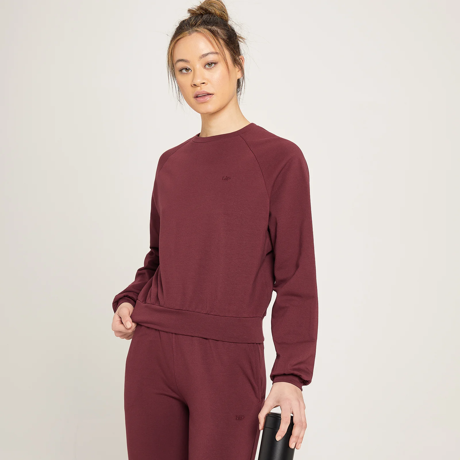 MP Women's Composure Sweatshirt- Washed Oxblood - XXS Slika 1