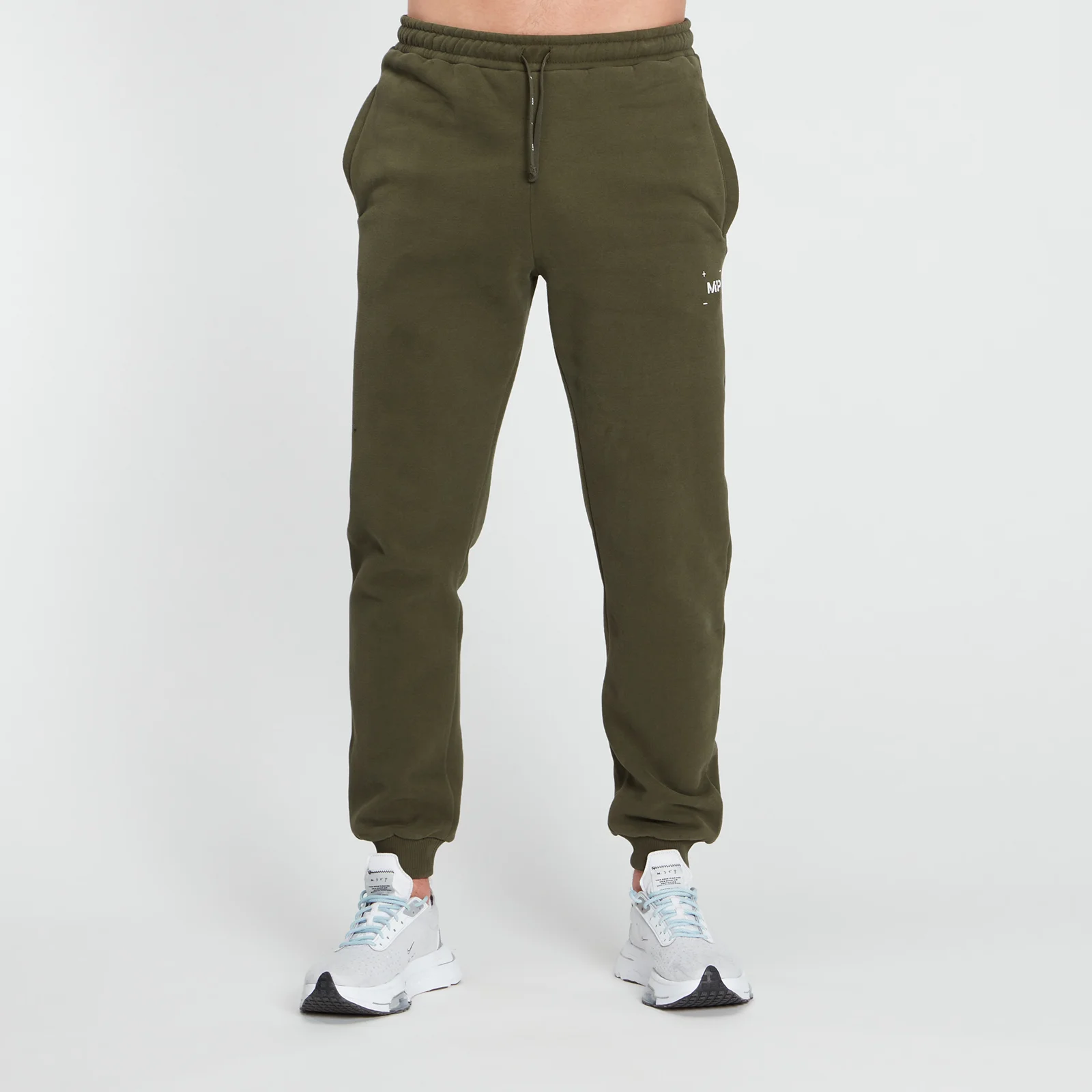 MP Men's Central Graphic Joggers - Dark Olive - XXS Slika 1