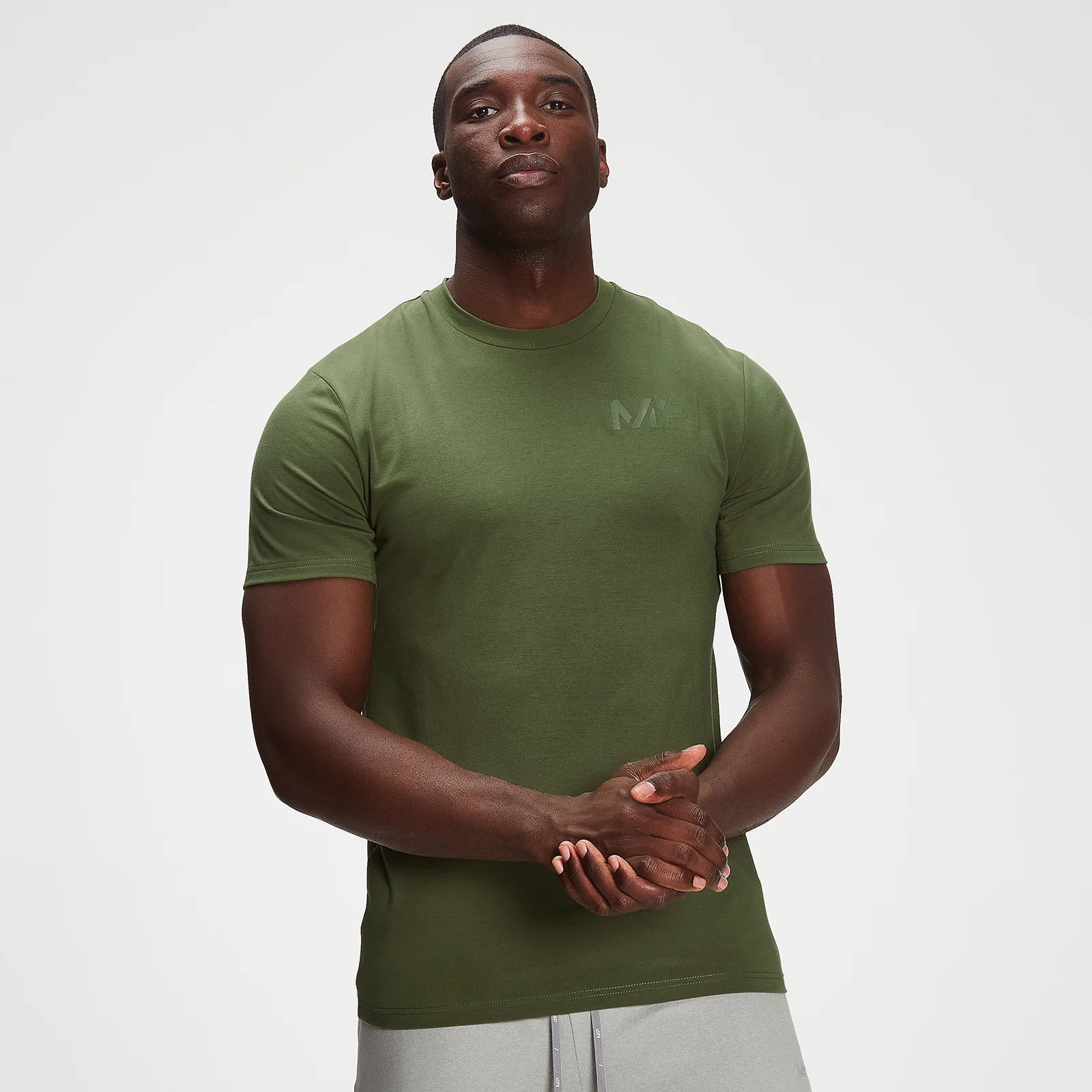 MP Men's Adapt drirelease® Tonal Camo T-shirt- Leaf Green - XXS Slika 1