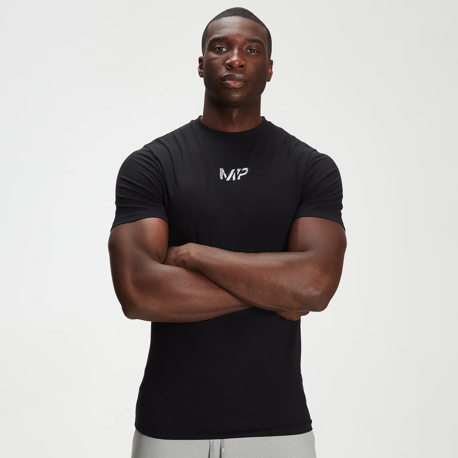 MP Men's Adapt drirelease® Grit Print T-shirt- Black - XXS Slika 1