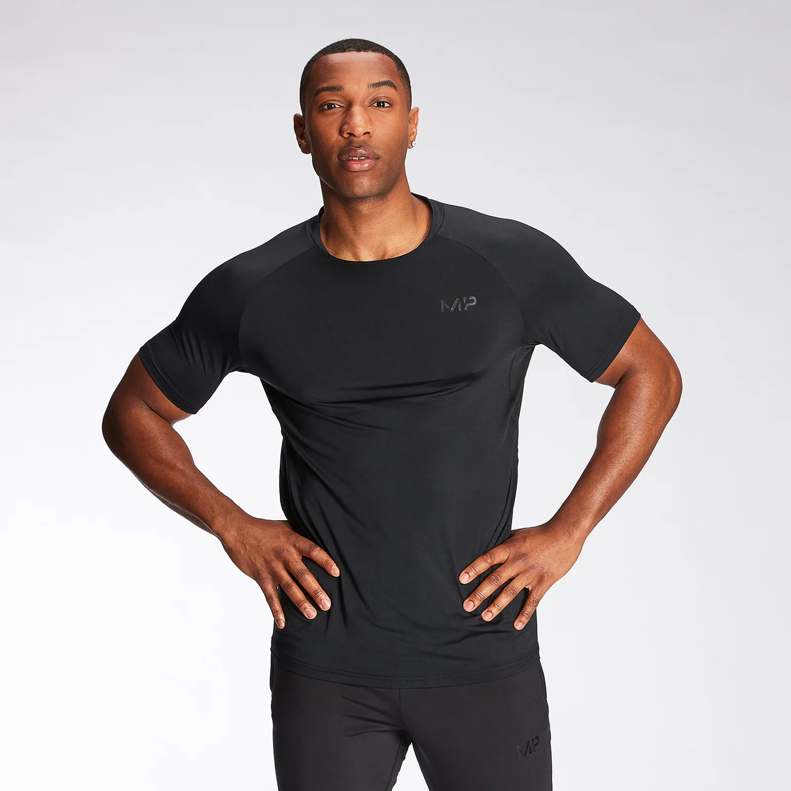 MP Men's Agility Short Sleeve T-Shirt - Black - XXS Slika 1