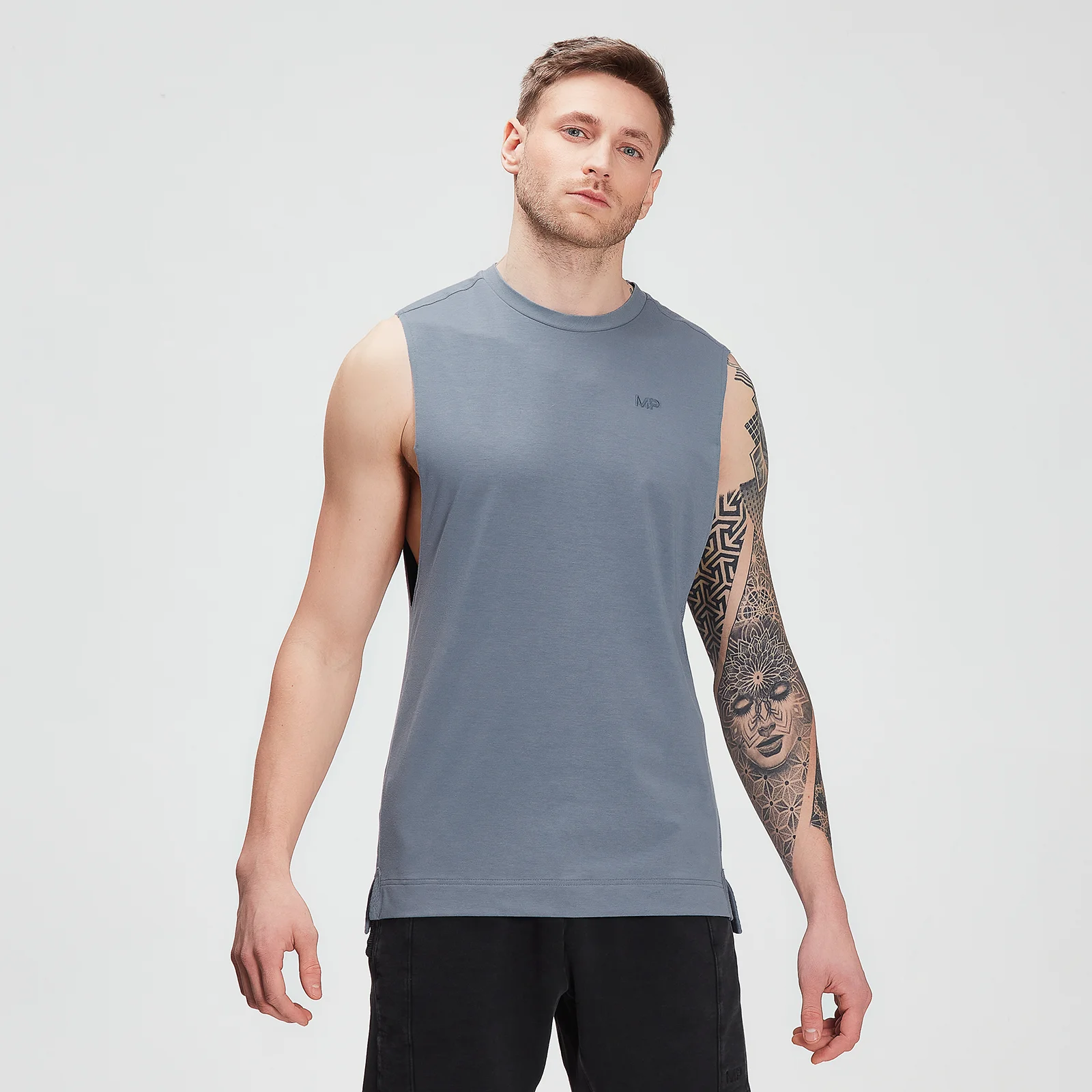 MP moška vadbena majica drirelease® Drop Armhole Tank - Galaxy - XXS Slika 1