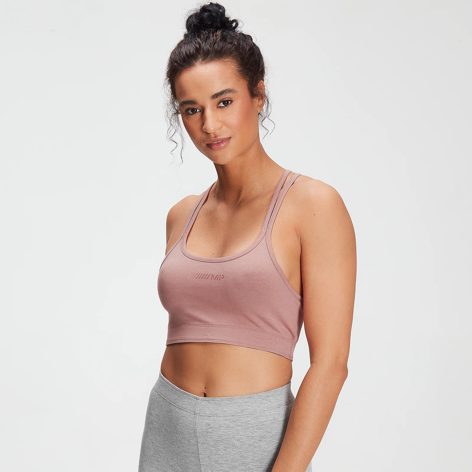 MP Women's Tonal Graphic Bra - Washed Pink - XXS Slika 1