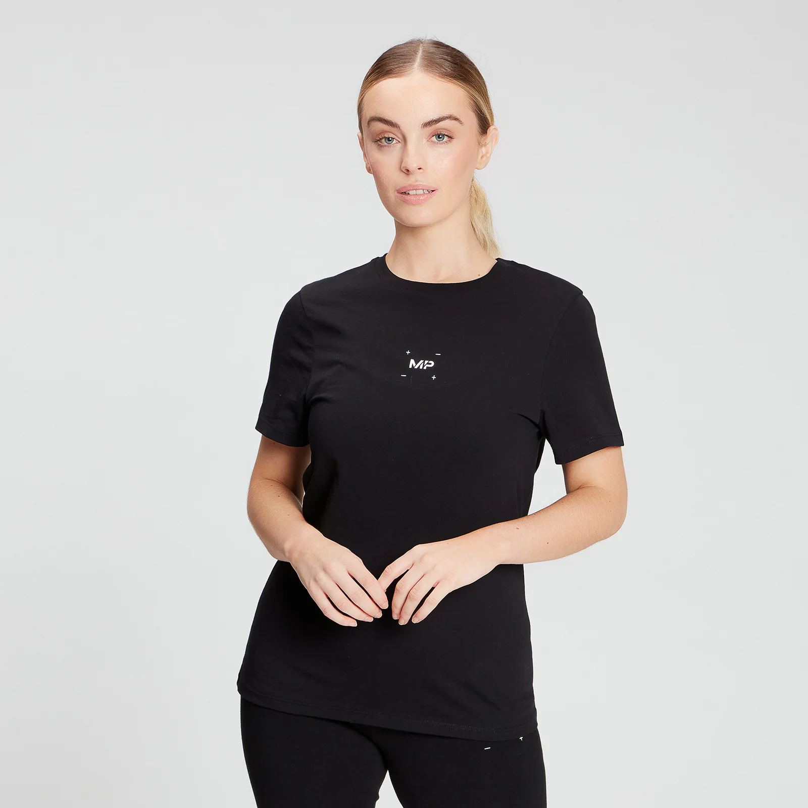 MP Women's Central Graphic T-Shirt - Black - XXS Slika 1